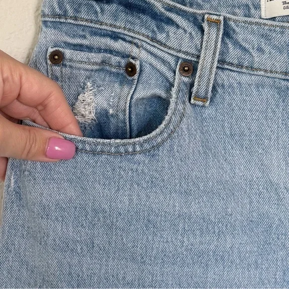 ABERCROMBIE & FITCH 28 Long 6 4 Curve Love 90s Straight Ultra High Rise Jeans - Picture 6 of 12